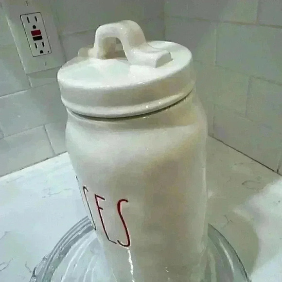 Rae Dunn Tall KISSES Canister New - Picture 6 of 13